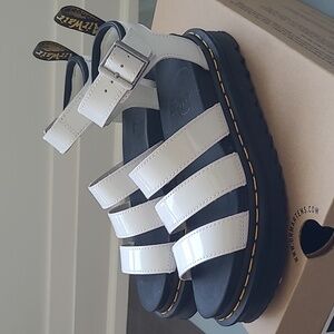 Dr Martens Blaire White Sandal